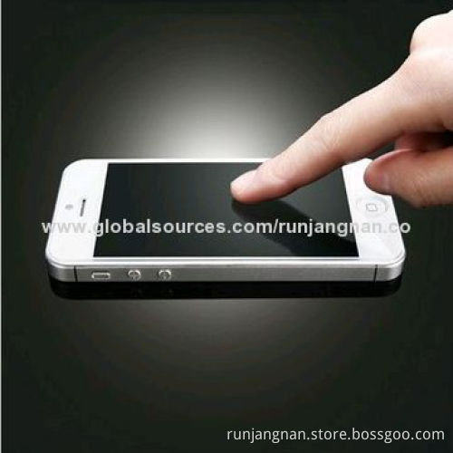 0.3mm Tempered-glass Screen Protector for iPhone 4/4s, HD, 9H, Rounded Borders and Smooth Edge